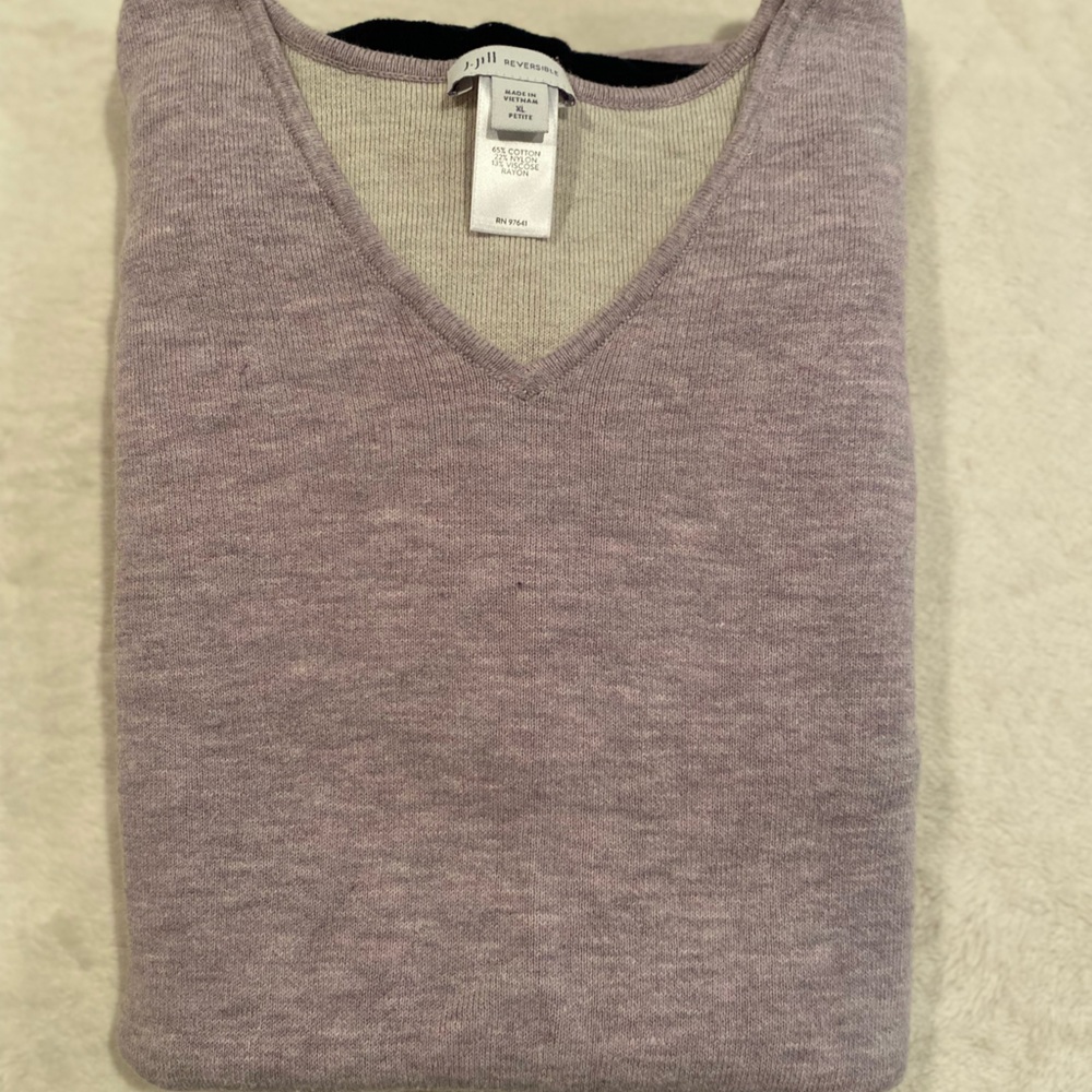 J.Jill two tone sweater.